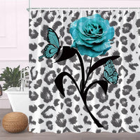 Rideau de Douche en Tissu Polyester, 28 Motifs au Choix, 90 à 240 cm