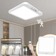 Plafonnier Cuisine Carré Rechargeable 5 000 mAh, Détecteur, Minuterie, Lot de 1 ou 2