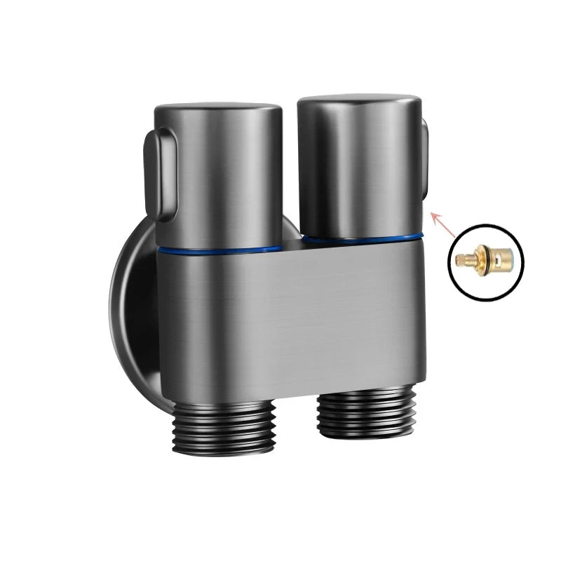 Douchette WC Ensemble Complet Double Commande Laiton