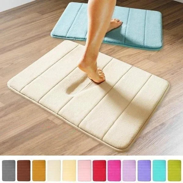 Tapis de Bain Mémoire de Forme Corail Ultra Absorbant