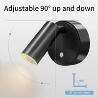 Applique Murale Sans Fil Rechargeable USB-C, Magnétique, Noire, Blanche ou Dorée