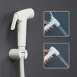 Douchette WC Blanche Pulvérisateur ABS ou Inox avec Flexible et Support Mural