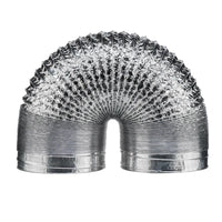 Tuyau de Hotte Aspirante en Aluminium Flexible 1,5 m, Ø 80 à 200 mm