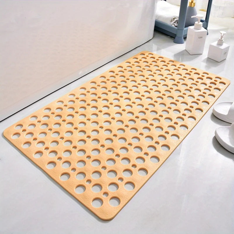 Tapis de Douche Antidérapant à Ventouses Drainant 43 x 75 cm