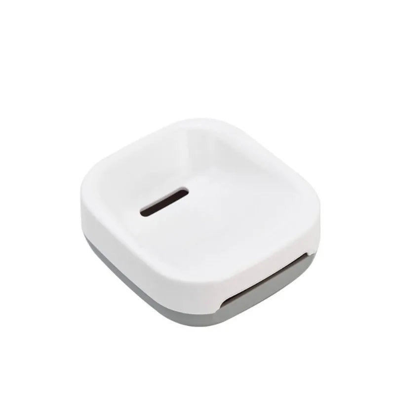 Porte-Brosse à Dents, Gobelet et Porte-Savon Blanc à la Pièce