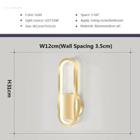 Applique Murale LED Ovale ou Rectangulaire, 4 Finitions, 16 ou 28 W