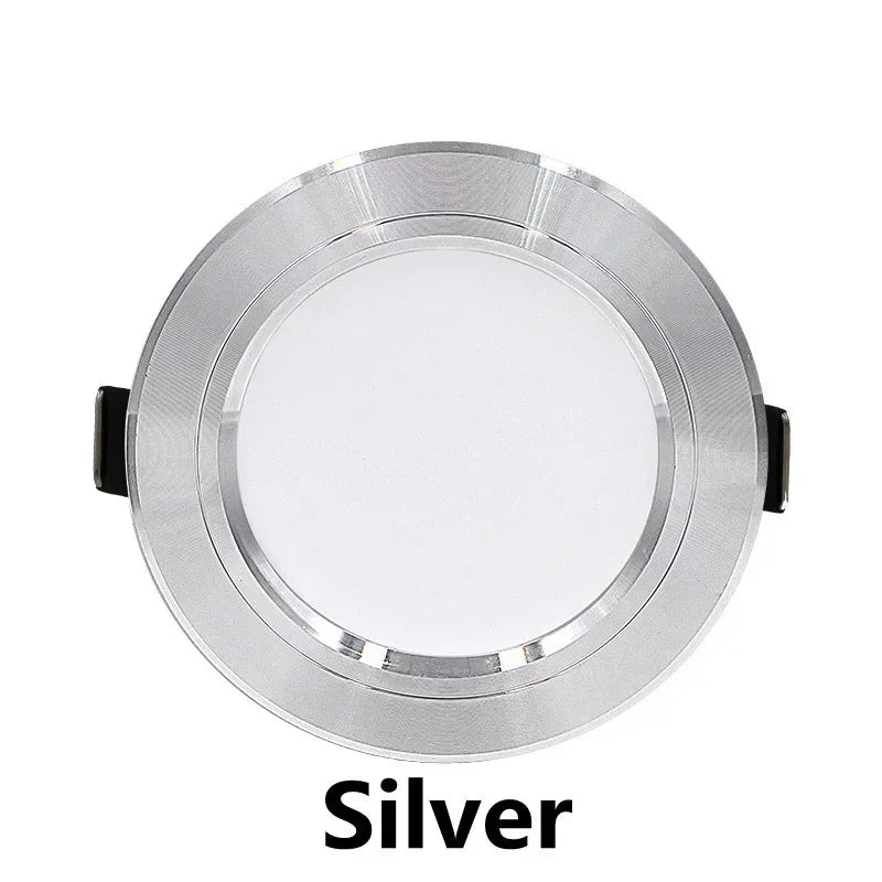Downlight LED Encastrable Cuisine Ultra Plat, Blanc, Argent ou Doré, 5 à 18 W