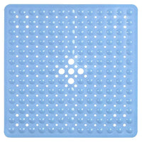 Tapis de Douche Antidérapant Carré à Ventouses 53 x 53 cm