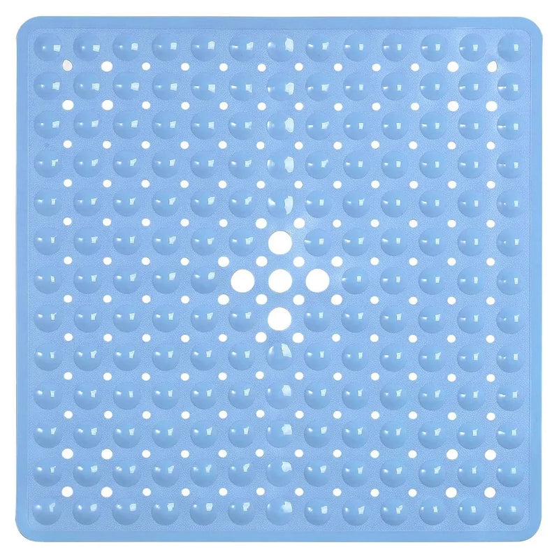 Tapis de Douche Antidérapant Carré à Ventouses 53 x 53 cm