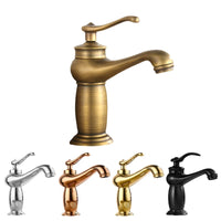 Robinet Lavabo Rétro Laiton Bronze Antique