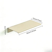 Étagère Murale Flottante en Métal Sans Perçage 40 cm