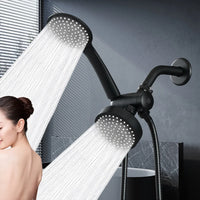 Kit Pommeau de Douche 2 en 1 avec Douchette et Flexible 147 cm