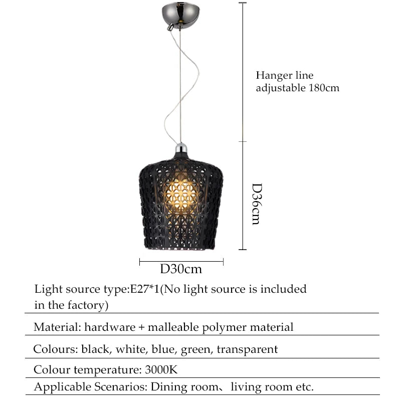 Suspension Cuisine Ajourée à la Pièce, Applique, Lampe de Table et Lampadaire