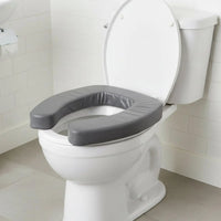 Rehausseur WC Adulte Rembourré 5 cm, Antidérapant, 4 Coloris