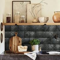 Carreaux Adhésifs Crédence 15 cm, 27 Motifs Colorés, 12 ou 24 Pièces