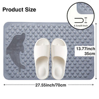 Tapis de Baignoire Antidérapant Dauphin à Bulles de Massage