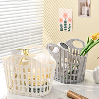 Panier à Linge Pliable avec Poignées, 2 Tailles, 4 Coloris, 21 ou 32 cm