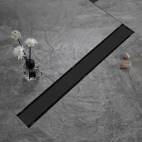 Caniveau de Douche Linéaire Inox Noir Mat, 60 ou 90 cm