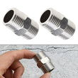 Raccord Rallonge Flexible de Douche Inox 1/2 Pouce Lot de 2