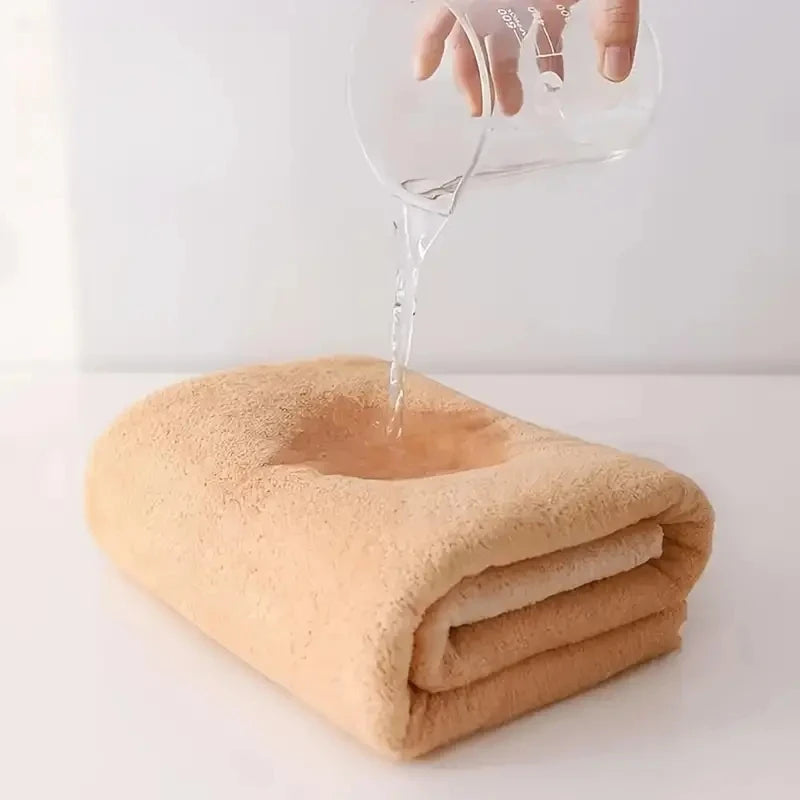 Ensemble de 2 Serviettes de Bain 70 x 140 et 35 x 75 cm