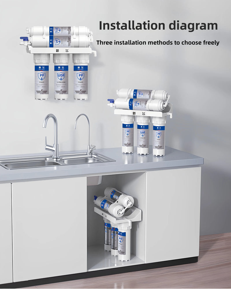 Filtre à Eau Sous Évier Ultrafiltration 5 ou 6 Étapes, Sans Électricité