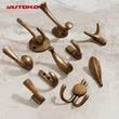 Patère Lune Décorative Murale Bronze Antique