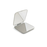 Miroir de Poche Inox 304 Rond ou Carré, Double Face Pliable