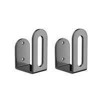 Range-Couvercle à Coller Noir ou Gris Anthracite, 2 Supports à Angle Droit