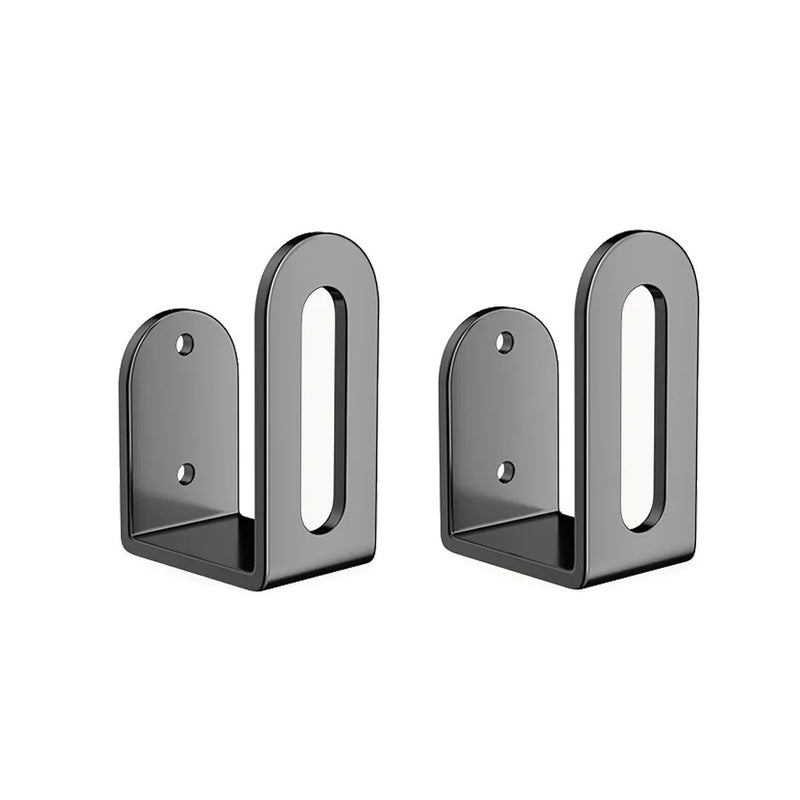 Range-Couvercle à Coller Noir ou Gris Anthracite, 2 Supports à Angle Droit