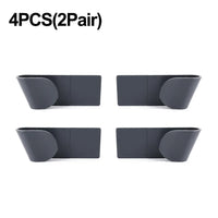 Range-Couvercle Casserole Adhésif pour Porte de Placard Gris, 1 à 4 Pièces