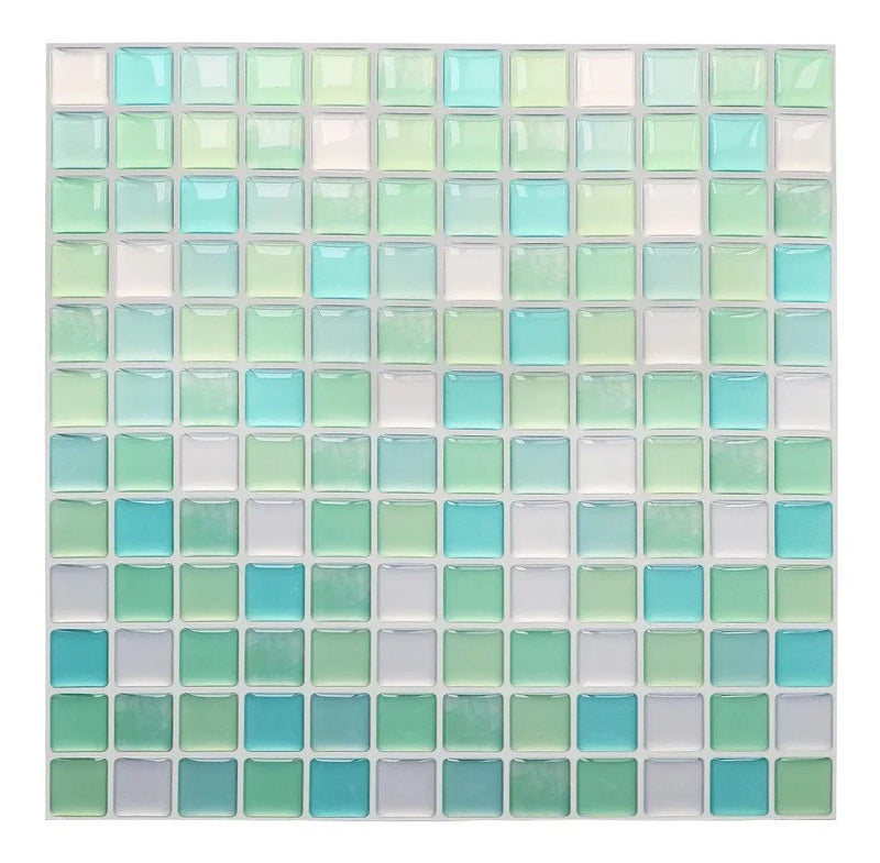 Sticker Mosaïque Cristal 3D Adhésif Étanche pour Cuisine