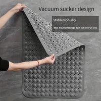 Tapis de Douche Ovale Ventouses Masse-Pieds 35 x 70 cm