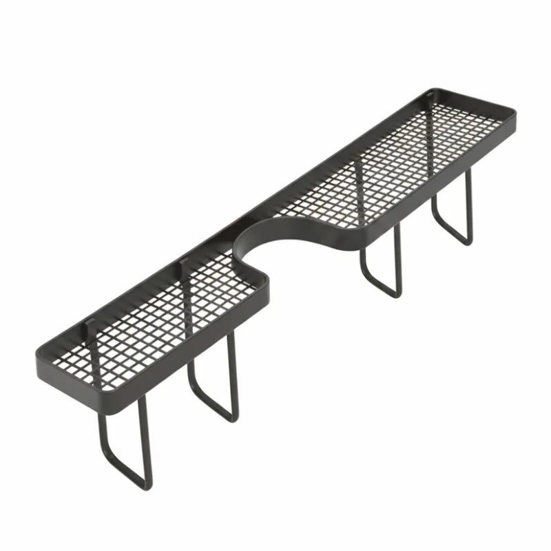 Étagère de Robinet pour Lavabo Sans Perçage, Noir ou Blanc, 50 cm