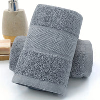 Serviette de Toilette Coton à Liseré Doré 32 x 72 cm