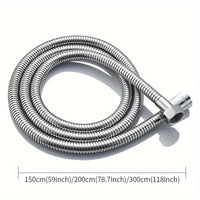 Flexible de Douche Extra Long Chromé 150-300 cm