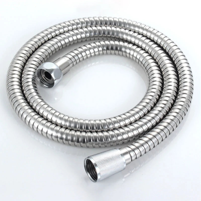Flexible de Douche Inox 150 cm Tube 14 mm Bleu ou Chromé