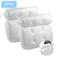 Coussin de Baignoire Duo Nuque et Dos Ventouses