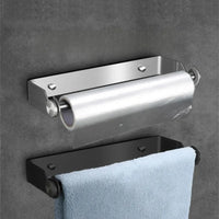 Porte-Papier Toilette Mural Inox Multifonction Sans Perçage