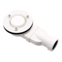 Bonde de Douche Extra Plate Sortie Latérale 90 mm Blanc