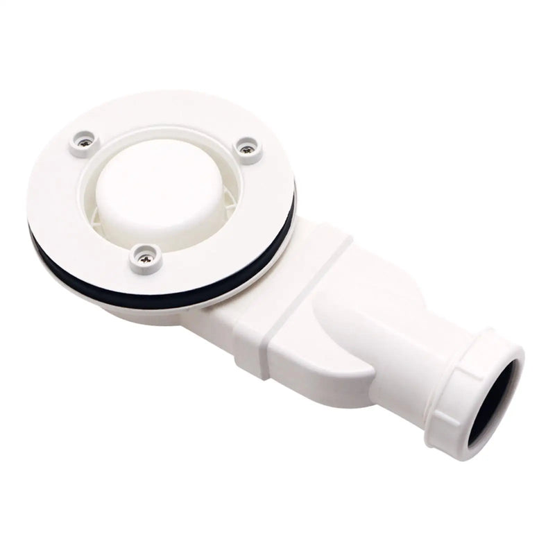 Bonde de Douche Extra Plate Sortie Latérale 90 mm Blanc