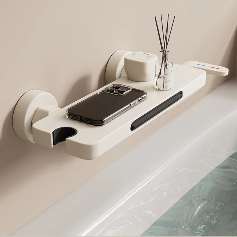 Robinet de Baignoire Cascade avec Douchette Gris Anthracite