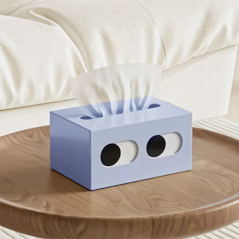 Boîte à Mouchoirs Design Yeux Ludiques Rectangulaire 18 x 12 cm