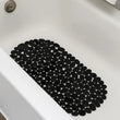Tapis de Baignoire Ovale Galets Antidérapant à Ventouses 36 x 69 cm