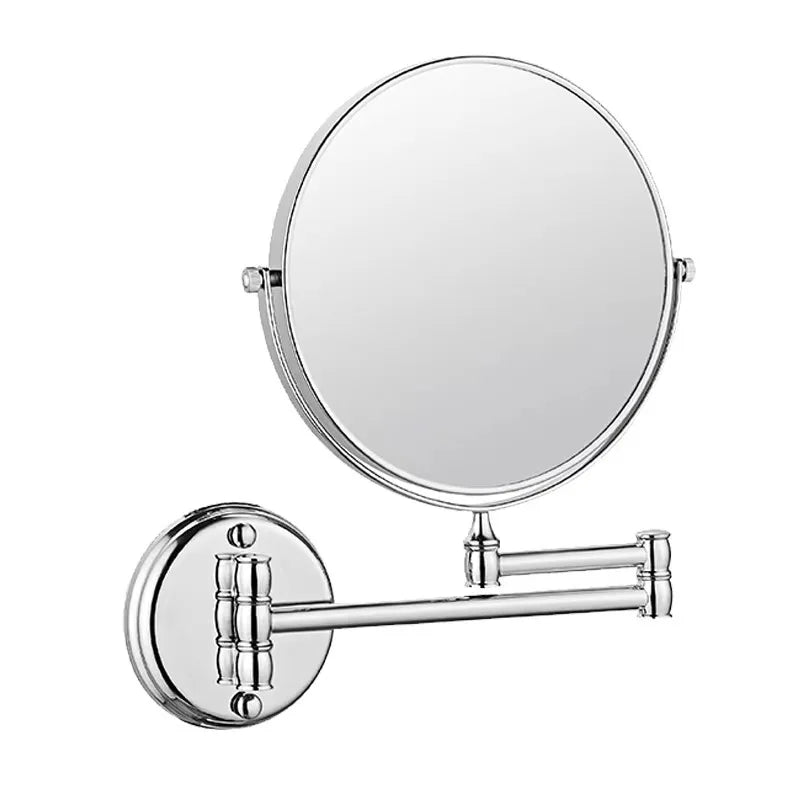Miroir Grossissant Mural Laiton Pliable Télescopique Double Face