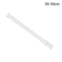 Barre de Douche à Ressort Blanche, Sans Perçage, 30 à 90 cm