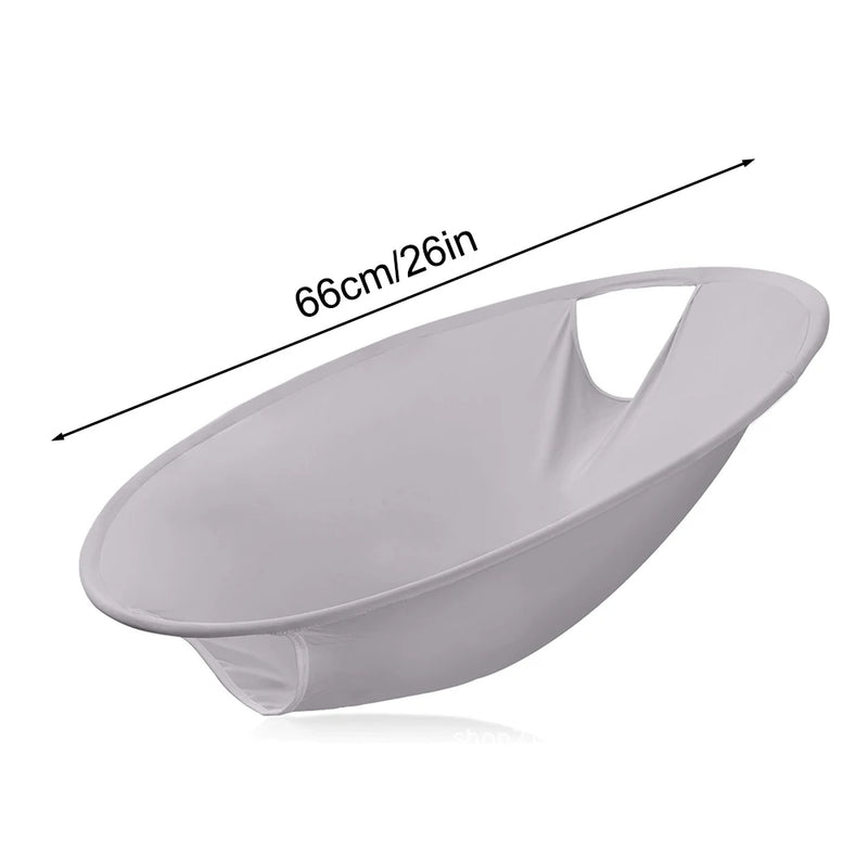 Panier à Linge Sale Pliable en Tissu Oxford, Ovale 66 cm