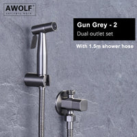 Douchette WC Shattaf Inox et Laiton Multi-Finitions