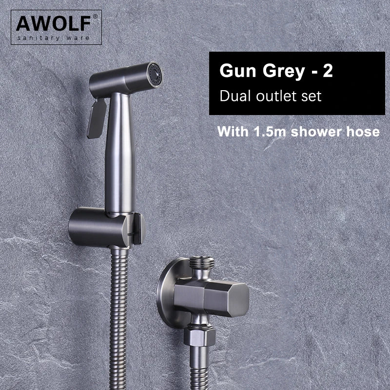 Douchette WC Shattaf Inox et Laiton Multi-Finitions