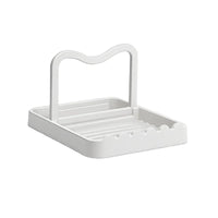 Repose-Ustensiles Rainuré à Arceau Pliable, Blanc, Gris ou Noir, 18,2 cm