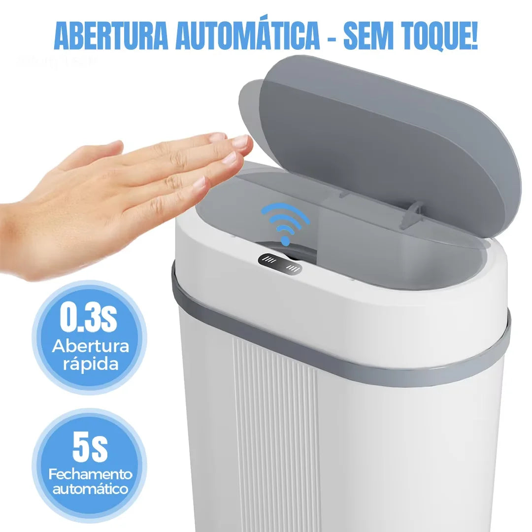 Poubelle Automatique 12L Capteur Étanche